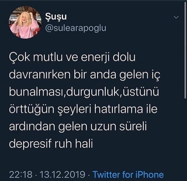 Bundan oldum niyeyse 🙄