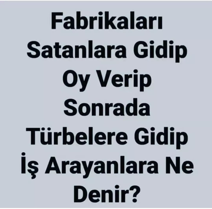 Türbelerden medet umarmısınız?