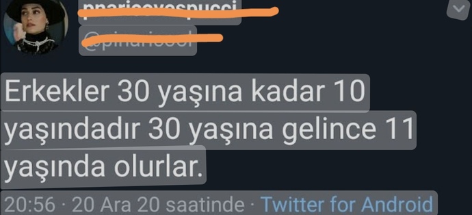 60ından sonra, O da işimize yaramaz..