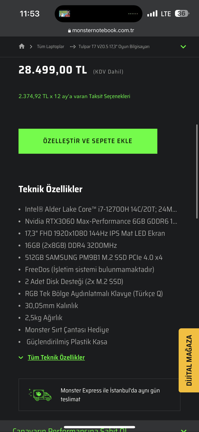28 bine bu pc aldım iyi mi acaba iade etmeli miyim?