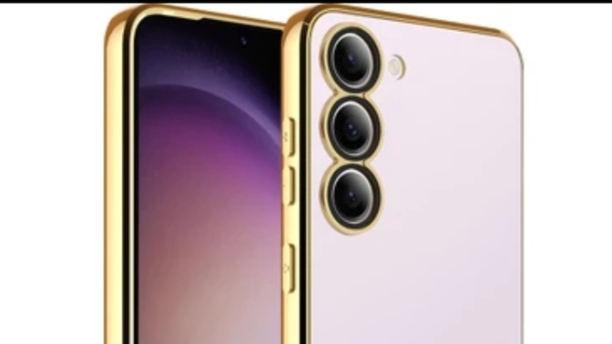 Samsung S 23 siyah telefon için görselde olan gold detaylı kılıf yakışır mı?