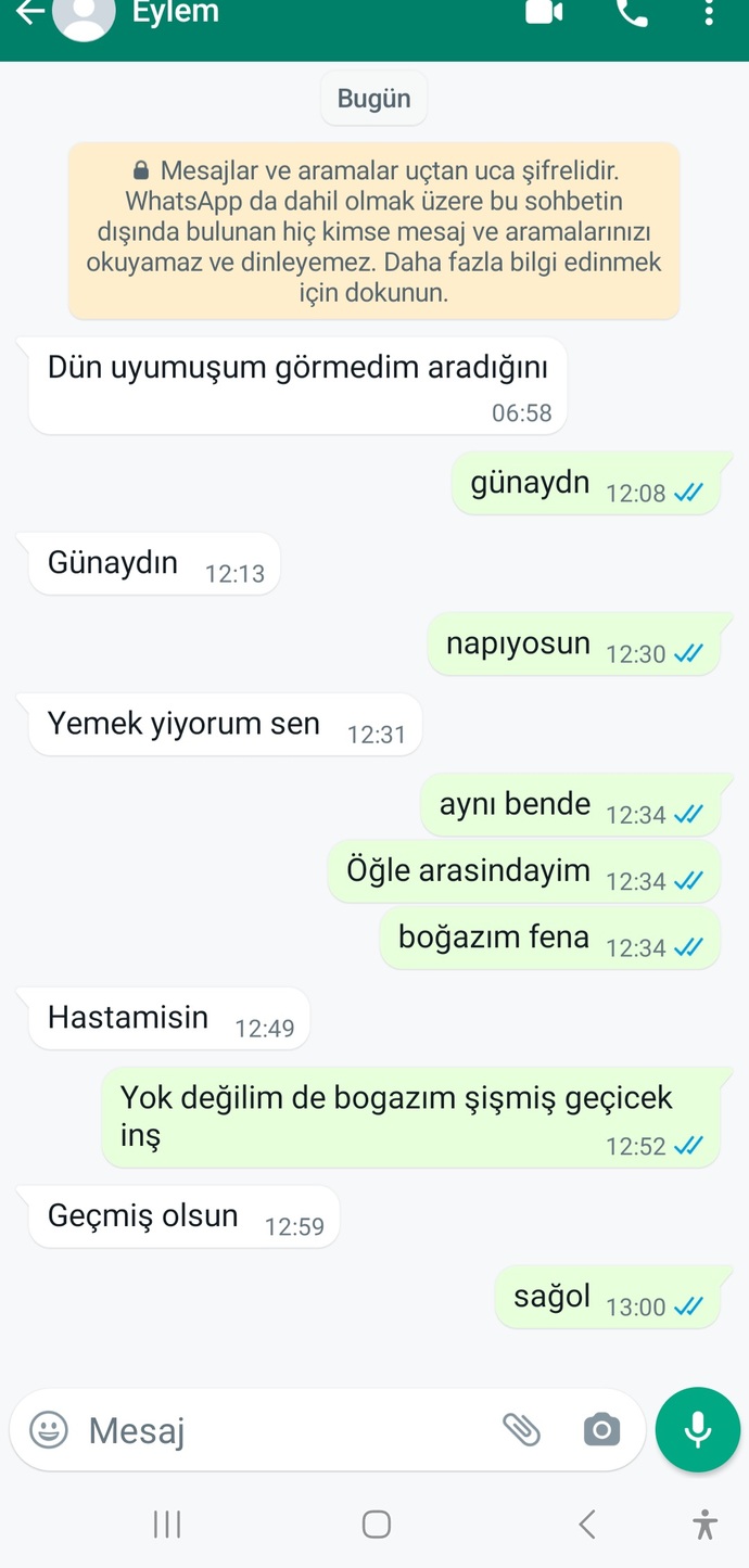 Bu kızla konuşmamakta haklı mıyim?