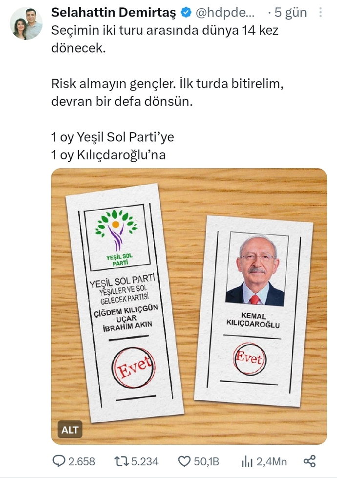 Bir şey söylememe gerek var mı? Her şey açık ve net!