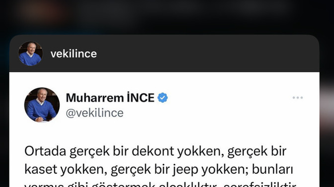 Muharrem İnce adaylıktan çekildi düşünceleriniz nelerdir?