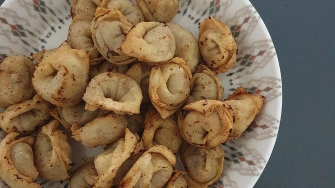 Kızarmış mantı yediniz mi?