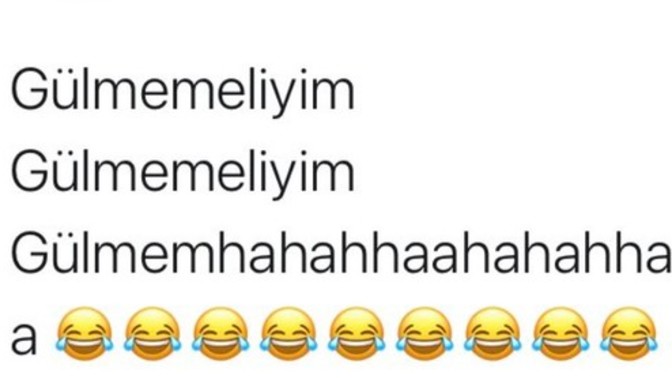 Ciddi ortamlarda gülesin geliyor mu?