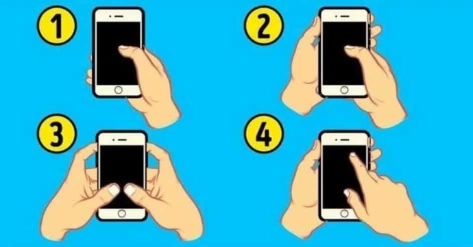 Siz telefonunuzu hangi şekildeki gibi tutuyorsunuz?