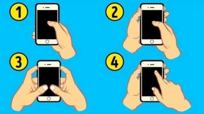Siz telefonunuzu hangi şekildeki gibi tutuyorsunuz?