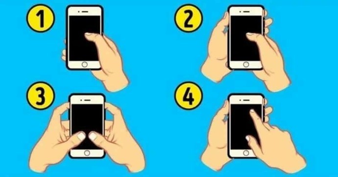 siz telefonu hangi şekildeki gibi tutuyorsunuz?