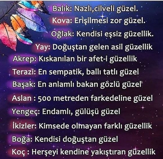 Burcunuz nasıl bir güzelliğe sahip =) ?