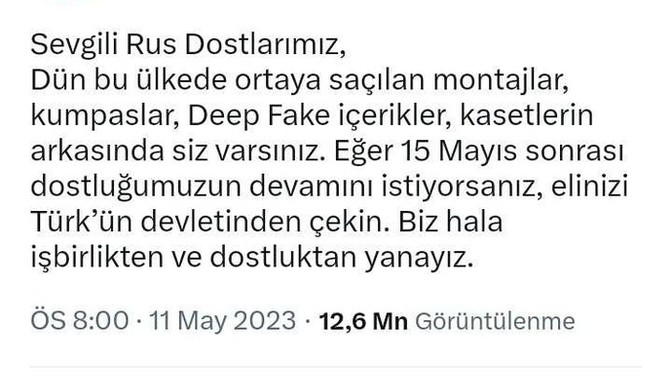 Kemal Kılıçdaroğlu'nun kumpas ve montajlarla ilgili attığı tweet hakkında ne düşünüyorsunuz?
