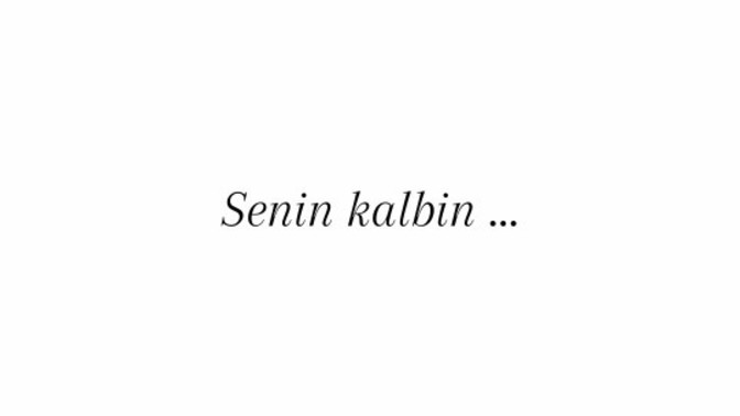 Klavyenizde "senin kalbin ..." yazdıktan sonra ne çıkıyor?