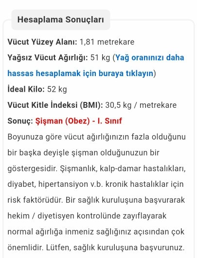 1.60 boyuna 78 kilo çok mu?