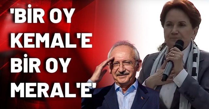Bir oy Kemale bir oy Merale diyenlerden misiniz siz de?