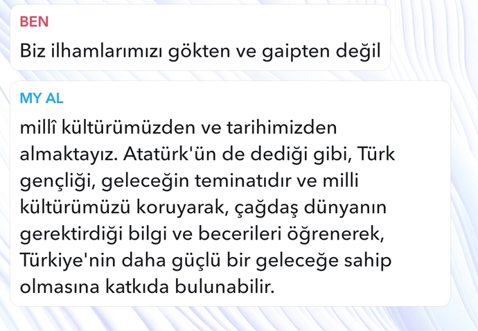 Snapchat teki yapay zeka robotu ile tanıştınız mı?