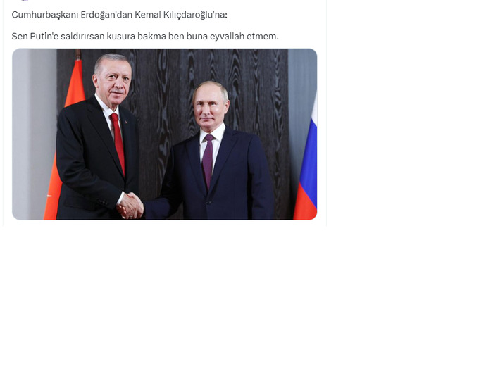 RTEnin Putini savunmasına ne diyorsunuz?