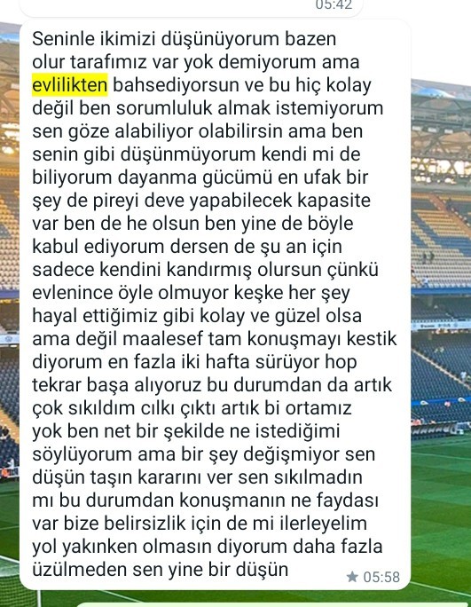Evlenmeyi düşünmüyorum dediği için ayrıldım ve ben suçlu oldum. Sorun bende mi?