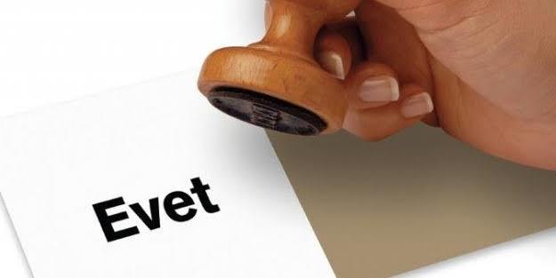 Evett oylarınızı verdiniz mii?