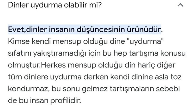 Dinler Gerçek Olmaya Bilir Mi?