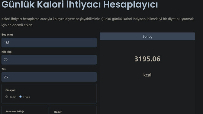Bu beslenmeyle kilo almam zor değil mi?