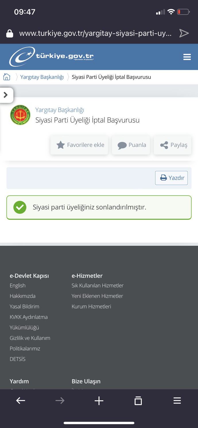 Bugün oy kullandınız mı?