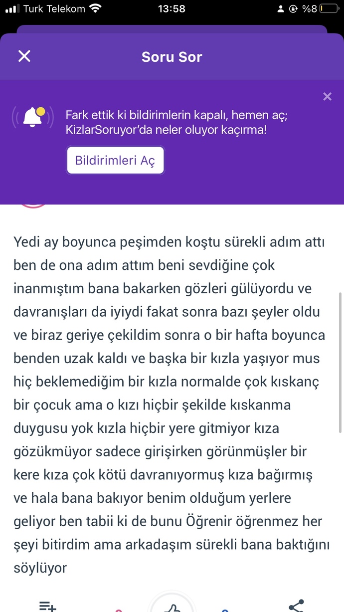 Bi erkek bi kadını seviyoken niye başkasıyla yiyişir?