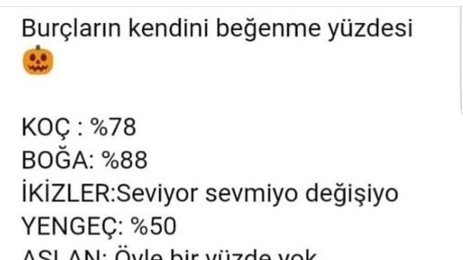 Kendini beğenir misin?