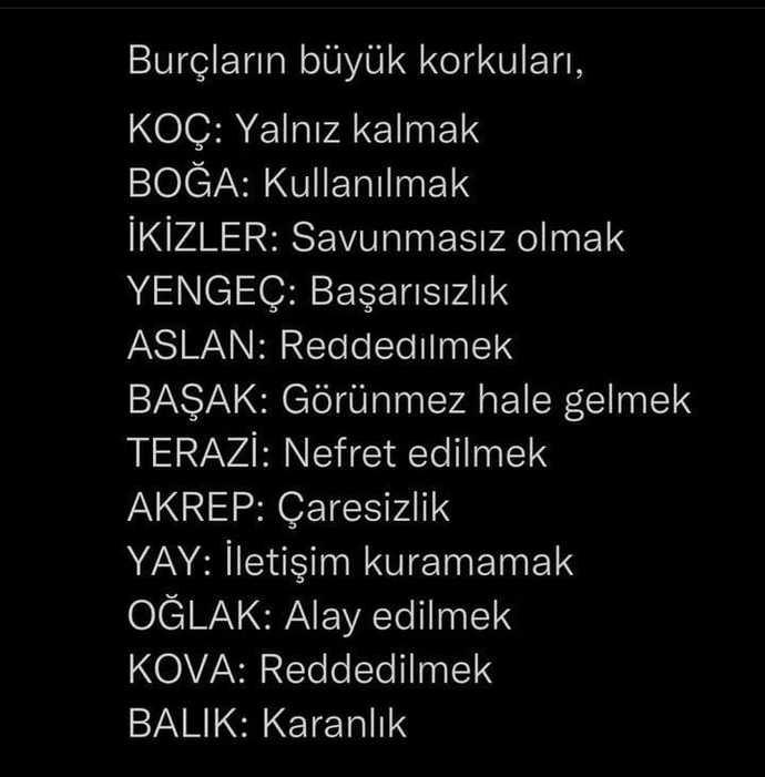 Burcuna göre neden korkarsın?