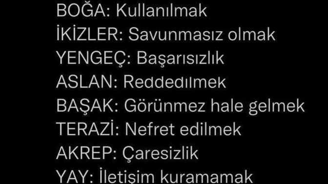 Burcuna göre neden korkarsın?