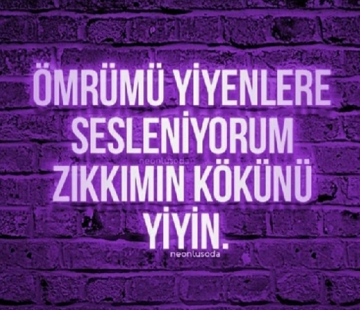 Ömrünüzü yiyenlere buradan ne söylemek istersiniz?