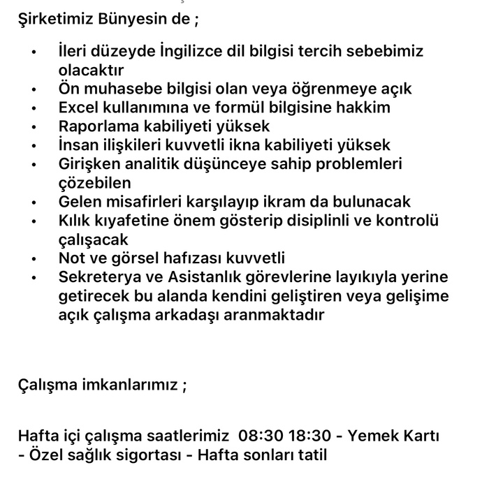 Bu ilan için ne kadar maaş istenmeli?