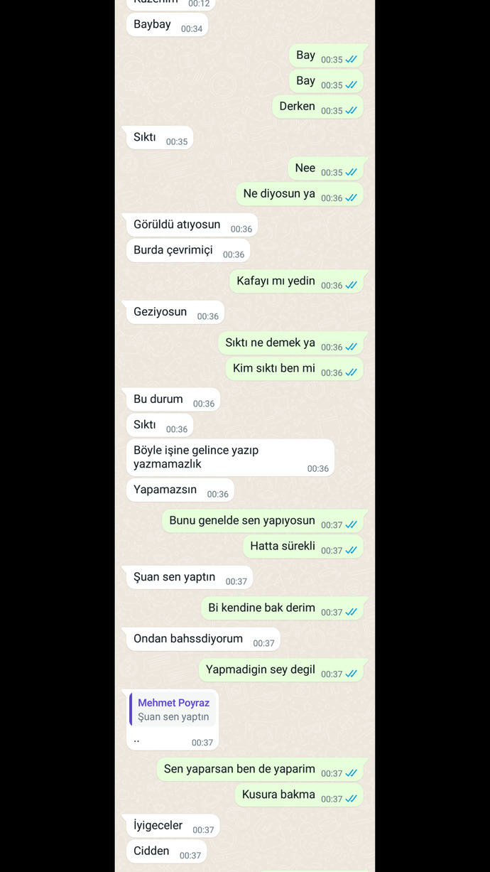 NNiye boyle davranıyor?