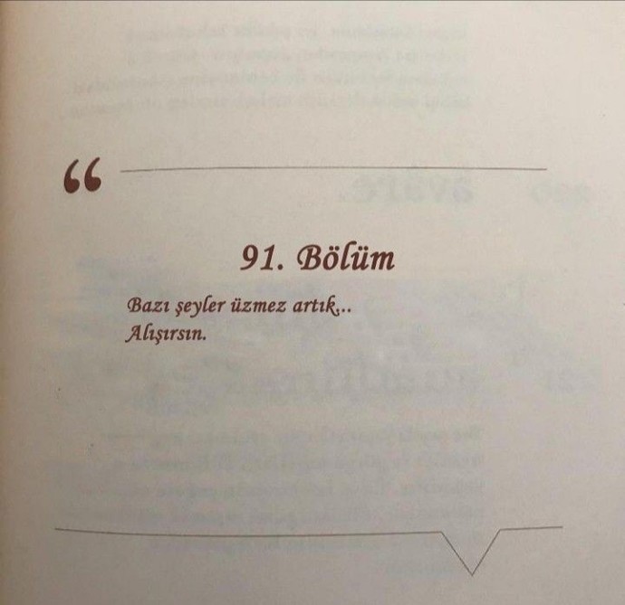 Sizin alıştığınız neler var?