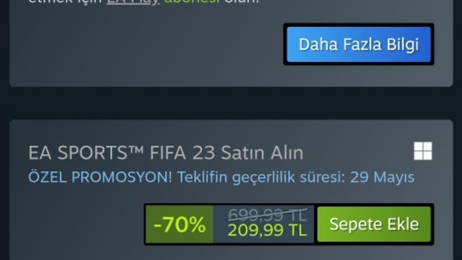 Fifa 23 indirime girmiş, sizce alınır mı?