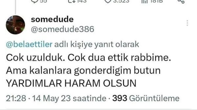 AKP ye oy verdiler diye bu kadar bedduayı hak ettiler mi 😕?