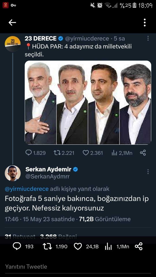 Hüda par 4 milletvekili cıkardı ne düşünüyorsunuz?