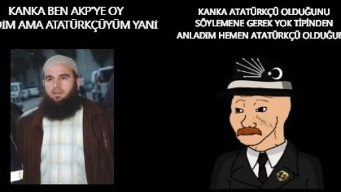 Bazı AKP'lilerin Atatürkçü taklidi yapması komik değil mi?