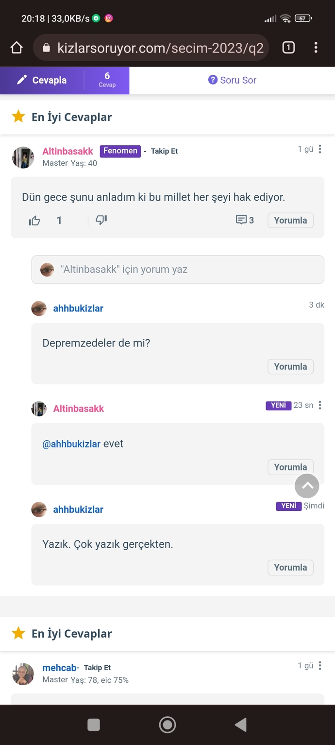 Depremzedelere nefret kusan beddua eden kişiler hakkında soruşturma başlattı, sizin düşünceleriniz nedir?