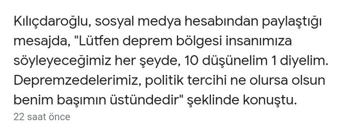 CHP'li Belediyeler Depremzedeler İçin Yardımları Kesiyor Ne düşünüyorsunuz?