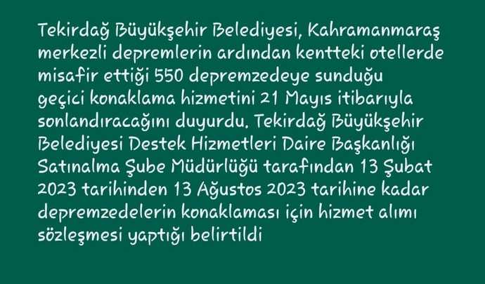 CHP'li Belediyeler Depremzedeler İçin Yardımları Kesiyor Ne düşünüyorsunuz?