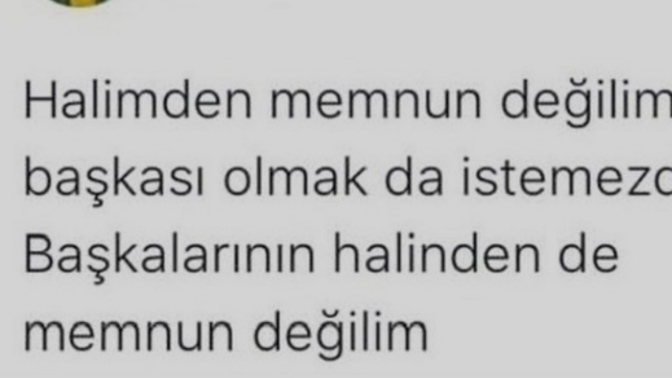 Halinizden memnun musunuz?