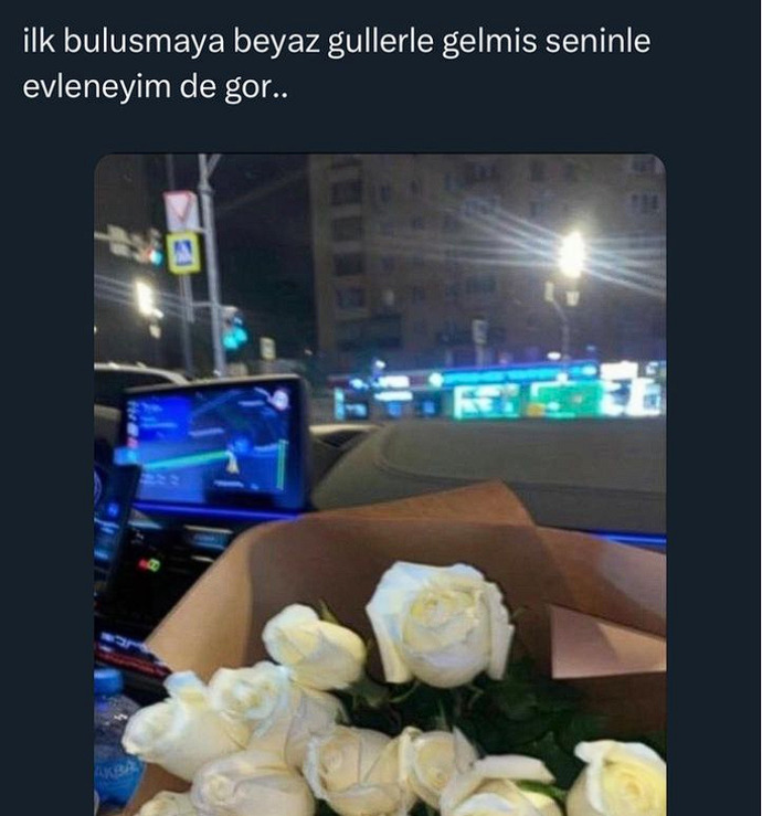 İlk buluşmaya güllerle gelen sevgiliyle evlenilir mi?