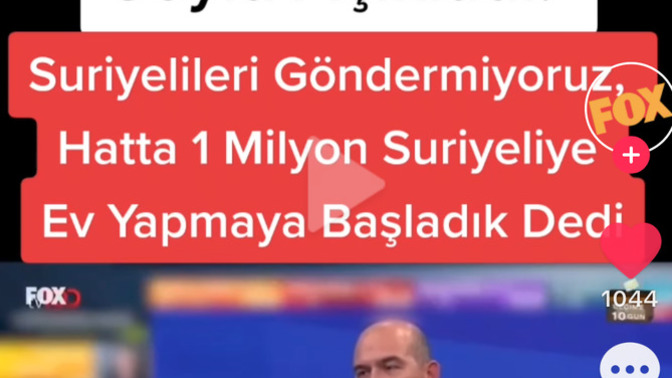 Süleyman Soylu'nun Kılıçdaroğlu'nun Suriyeliler gidecek açıklamasına verdiği tepki sonrası linç yağmuruna tutuldu düşünceleriniz?