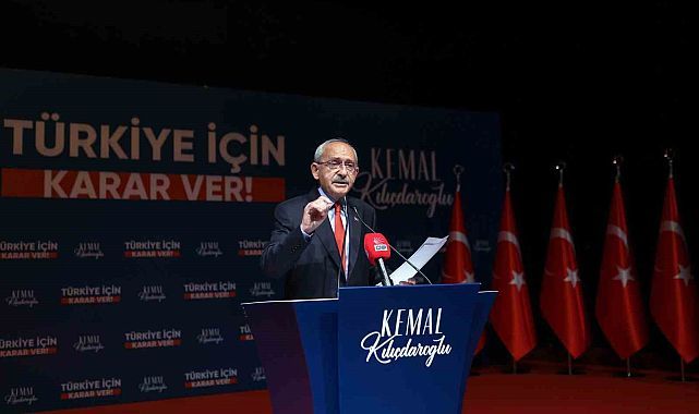 Millet ittifakı adayı Kemal Kılıçdaroğlu