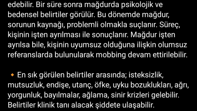 Mobbinge hiç uğradınız mı? Mobbinge uğrayan kişilere ne gibi tavsiyeler verirsiniz?