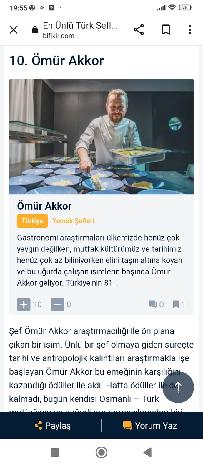 Hangi şefin menüsünü tercih edersiniz?