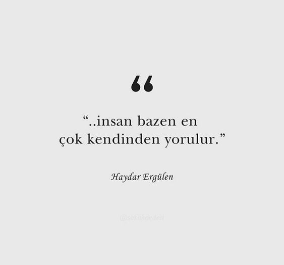 Kendinden yorulduğunu hissettiğin de bunu nasıl çözersin?