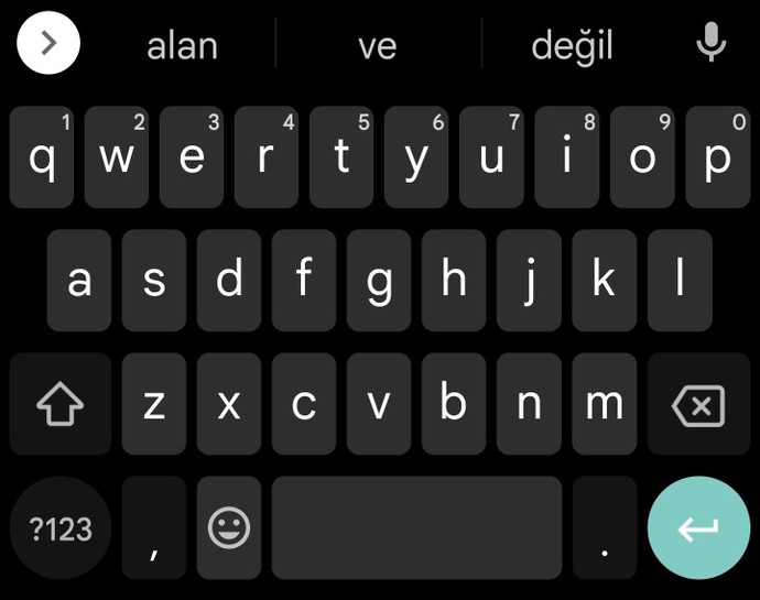 Telefonunuzda hangi klavye'yi kullanıyorsunz?
