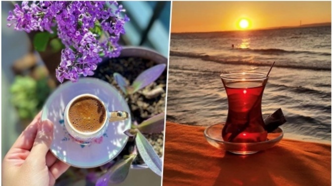 Günaydın!☀️ Güne çay ile mi başlayansın yoksa kahve ile mi?