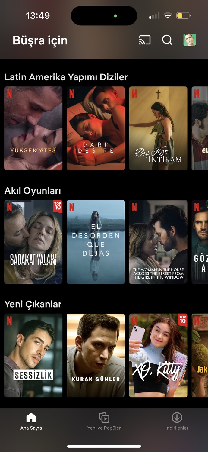 Netflixten çok güzeldi dediğiniz içerikler önerebilir misiniz?